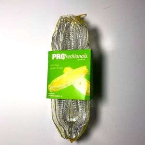 Corn On the Cob Butter Clear Set of 4